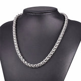 Stainless Steel Wheat Chain Necklace 2.5/3/4/5/6mm