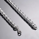 Stainless Steel Wheat Chain Necklace 2.5/3/4/5/6mm