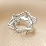 Breast Milk Resin 925 Silver Pendant Blank DIY Charm