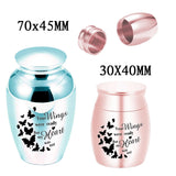 Butterfly Keepsake Urn for Human Ashes Aluminum Memorial Ash Jar