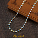 Harajuku Eyes Evil Eye Stainless Steel Necklace for Women Lucky Gift