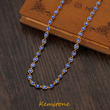 Harajuku Eyes Evil Eye Stainless Steel Necklace for Women Lucky Gift