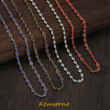 Harajuku Eyes Evil Eye Stainless Steel Necklace for Women Lucky Gift