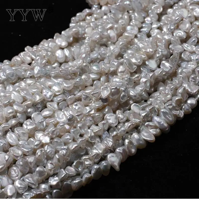 5-6mm Keshi Cultured Pearl Beads DIY Jewelry Making