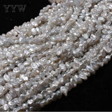 5-6mm Keshi Cultured Pearl Beads DIY Jewelry Making