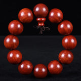 African Leaflet Rosewood Beads Necklace for Men and Women