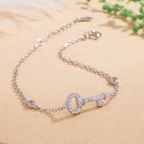 925 Silver Bracelet with Zirconia - Sparkling Bangle Gift