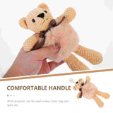 Plush Bear Key Chain Fob Bag Ornament Backpack Holder