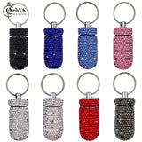 Key Chain Medicine Organizer Bottle Pill Box Tablet Holder