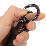 Men's Birthday Key Chain Charm Holder Pendant Decor Keyring Hanging