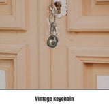 Retro Purse Keychain Hat Shape Backpack Keychain Bag Hanging Ornament