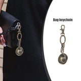 Retro Purse Keychain Hat Shape Backpack Keychain Bag Hanging Ornament