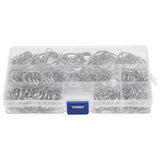 300Pcs Key Chain Rings Bulk with Jump Rings and Screw Eye Pins