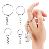 300Pcs Key Chain Rings Bulk with Jump Rings and Screw Eye Pins