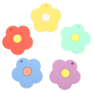 Silicone Flower Key Cover Cap Rings - Car House Protector