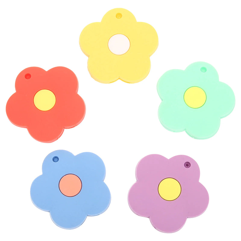Silicone Flower Key Cover Cap Rings - Car House Protector