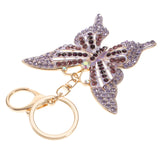 Rhinestone Crystal Keychain Charm for Women Handbag Pendant Ornament Purse