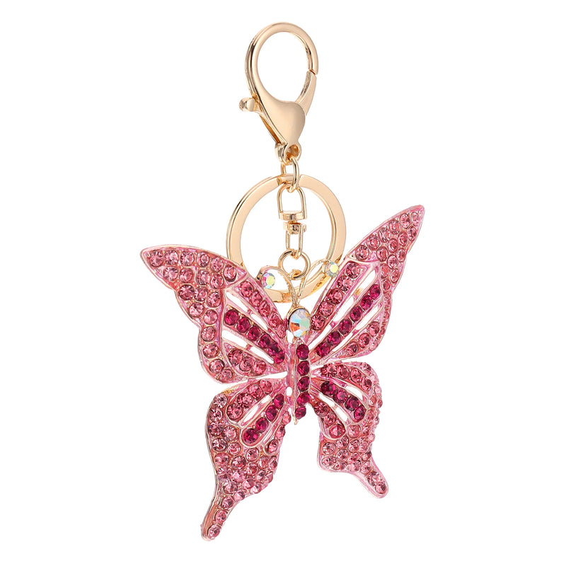 Rhinestone Crystal Keychain Charm for Women Handbag Pendant Ornament Purse