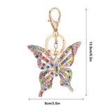 Rhinestone Crystal Keychain Charm for Women Handbag Pendant Ornament Purse