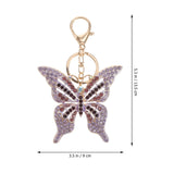 Rhinestone Crystal Keychain Charm for Women Handbag Pendant Ornament Purse