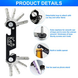 Key Organizer Multi-function Men Clip Smart Keychain Gadgets for Men