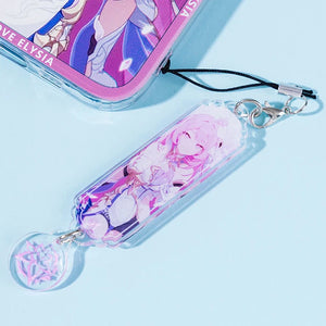 Honkai Impact 3 Acrylic Key Chain Elysia Pendant Lanyard Kids Gift