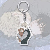 Night By The Water Key Chain Acrylic Pendant Charm Cosplay Anime Jewelry