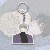 Night By The Water Key Chain Acrylic Pendant Charm Cosplay Anime Jewelry