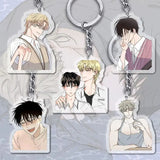 Night By The Water Key Chain Acrylic Pendant Charm Cosplay Anime Jewelry