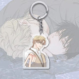 Night By The Water Key Chain Acrylic Pendant Charm Cosplay Anime Jewelry