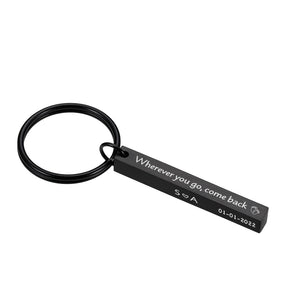 Personalized Key Chain Ring for Car Keychains for Men Valentine Anniversary