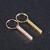 Personalized Key Chain Ring for Car Keychains for Men Valentine Anniversary