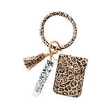 Keychain Bracelet Keychain Ring with Wallet for Women