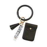 Keychain Bracelet Keychain Ring with Wallet for Women