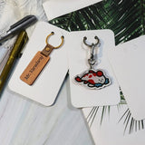 Cardboard Keychain Holder with Self Sealing Bags X3UD