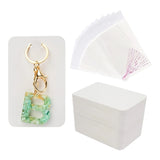 Cardboard Keychain Holder with Self Sealing Bags X3UD