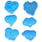 Silicone Mold for Key Chain Pendant with Hole