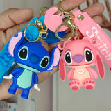 Cartoon Silicone Keychain Mickey Mouse Donald Duck Handbag Pendant