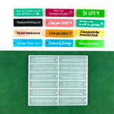 Alphabet Epoxy Resin Silicone Mold for DIY Crafts Making
