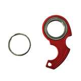 Metal Keychain Fidget Spinner Compact Stress Relief Toy