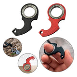 Metal Keychain Fidget Spinner Compact Stress Relief Toy