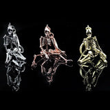 Skull Keychains For Couples Foldable Skeleton Key Chains Key Rings Bag Charm