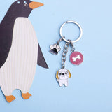 Shih Tzu Dog Pendant Key Chain for Women Men Girls