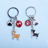 Shih Tzu Dog Pendant Key Chain for Women Men Girls