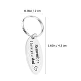 Mom Key Stainless Steel Keychain Birthday Gift