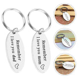 Mom Key Stainless Steel Keychain Birthday Gift