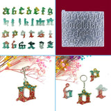 Silicone Resin Mold for Keychain Pendant DIY Jewelry Making