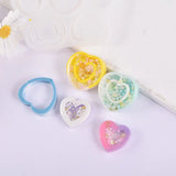 Heart Quicksand Silicone Jewelry Pendant Mould DIY Craft Making Tools
