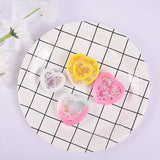 Heart Quicksand Silicone Jewelry Pendant Mould DIY Craft Making Tools