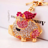 Rhinestone Keychain Keyring Purse Pendants Charms Decoration